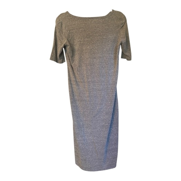 LuLaRoe Grey Julia Dress Size Medium (M) - Picture 2 of 6